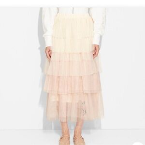 Adult wicked tulle graphic skirt